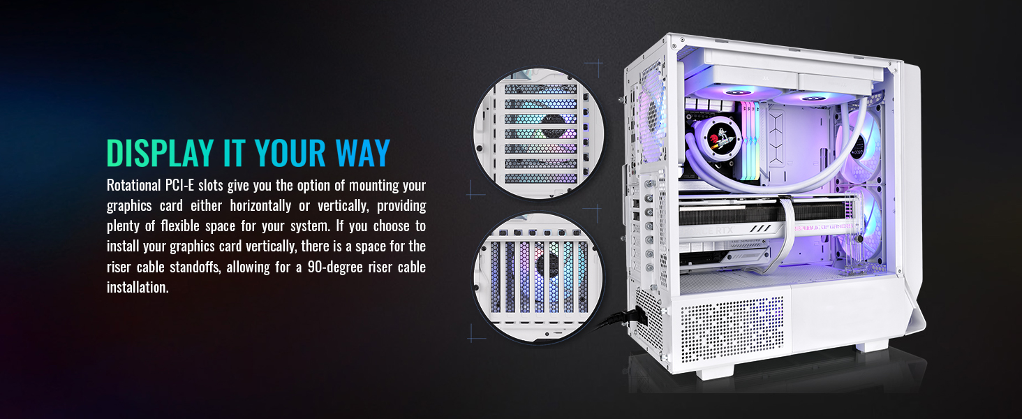 Thermaltake Ceres 330 TG ARGB Mid Tower E-ATX Case